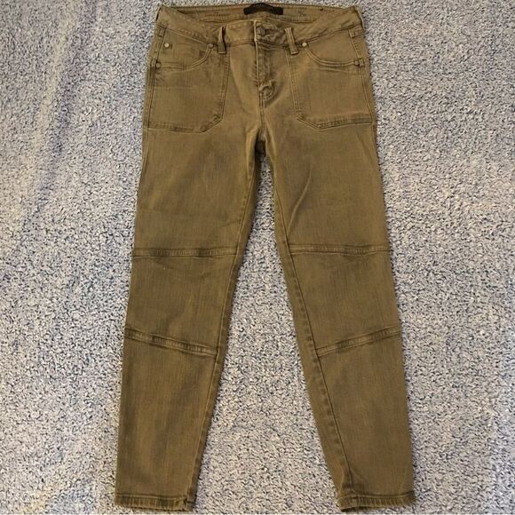 LIVER POOL ARMY GREEN FADE SKINNY JEANS! Great fit - Picture 3 of 6